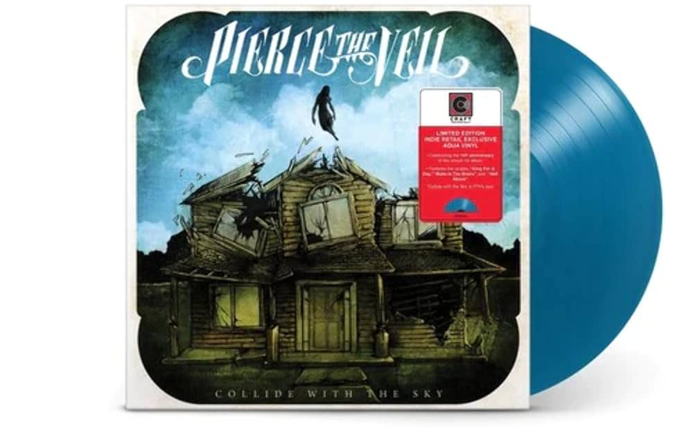 Pierce the Veil - Collide With the Sky (Aqua Color Vinyl)
