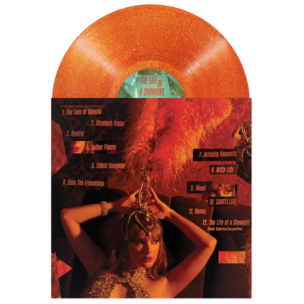 Taylor Swift - The Life of a Showgirl (Limited Edition Portofino Orange Glitter Vinyl)