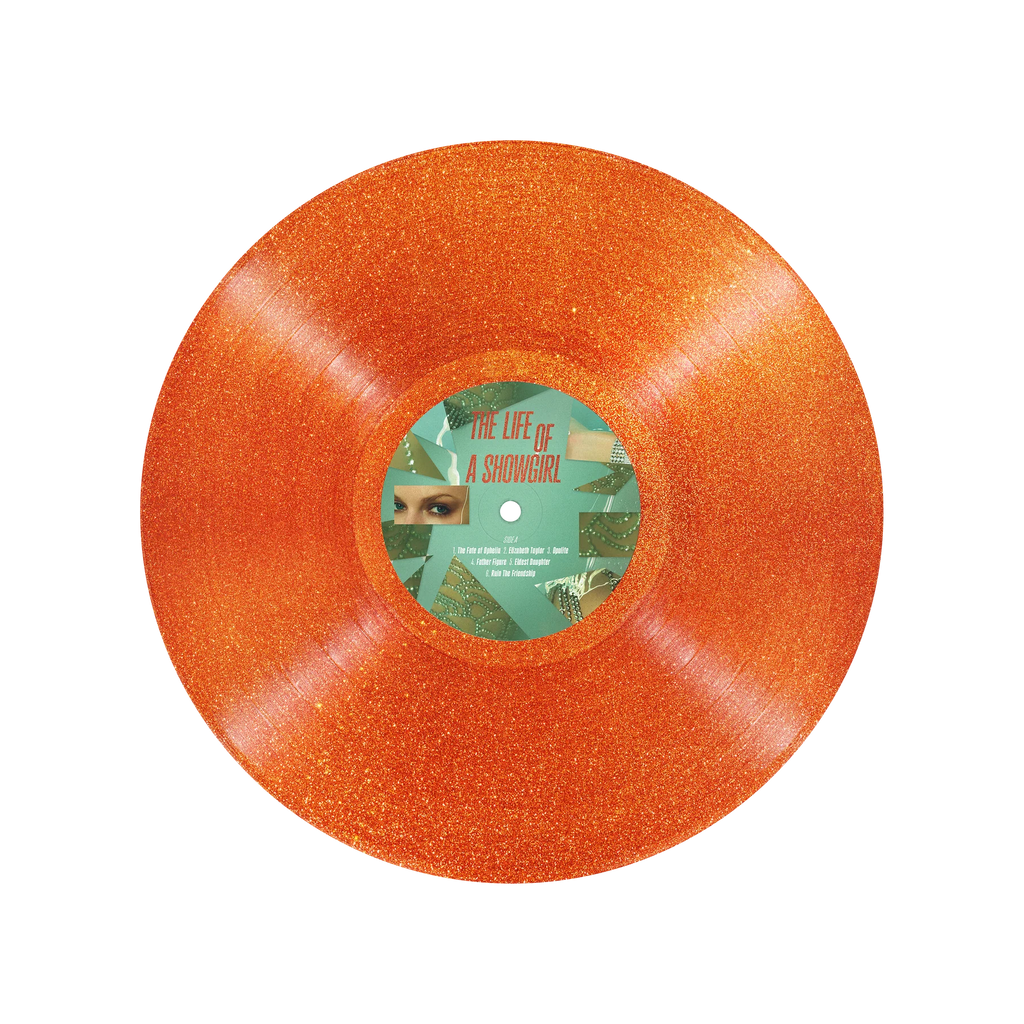 Taylor Swift - The Life of a Showgirl (Limited Edition Portofino Orange Glitter Vinyl)