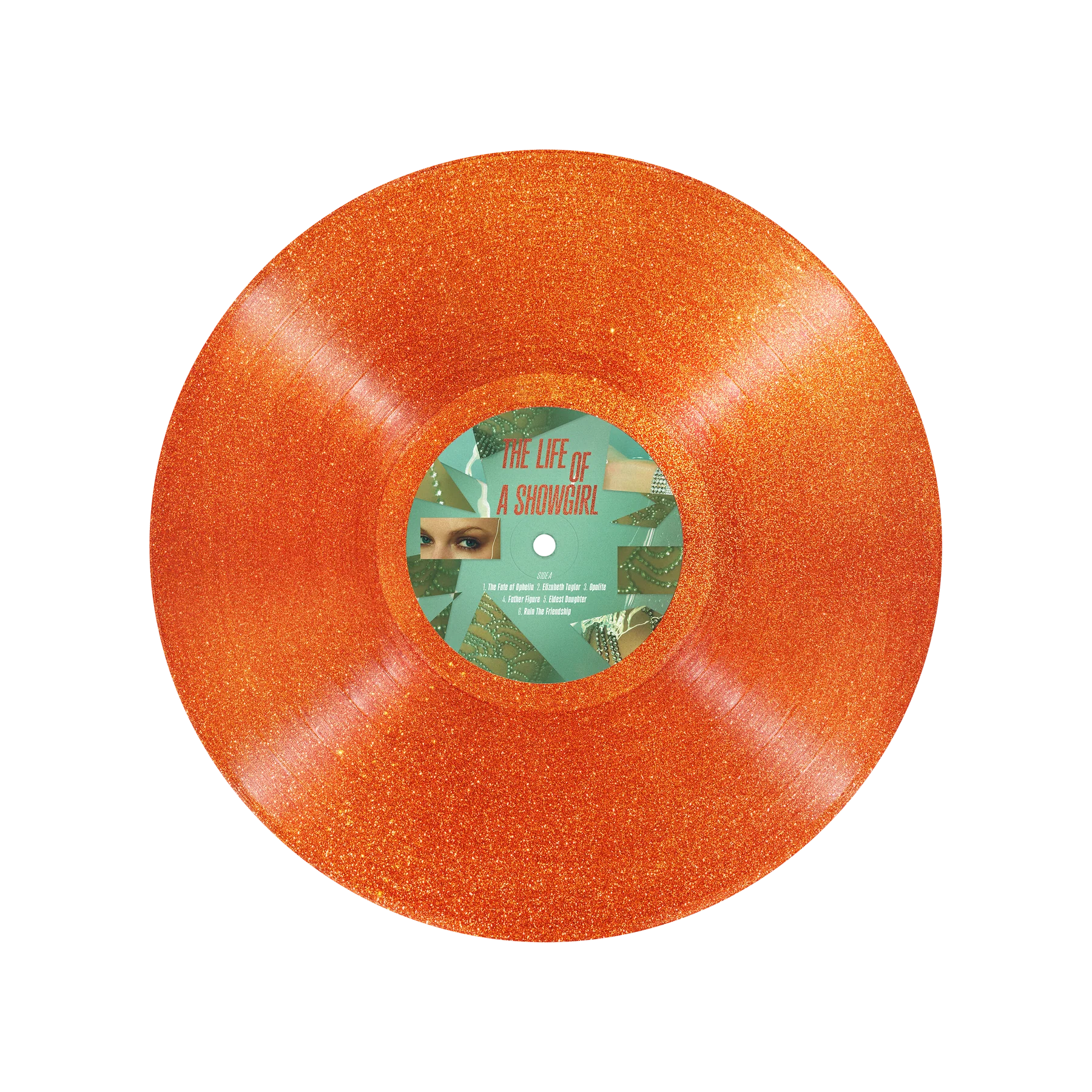 Taylor Swift - The Life of a Showgirl (Limited Edition Portofino Orange Glitter Vinyl)