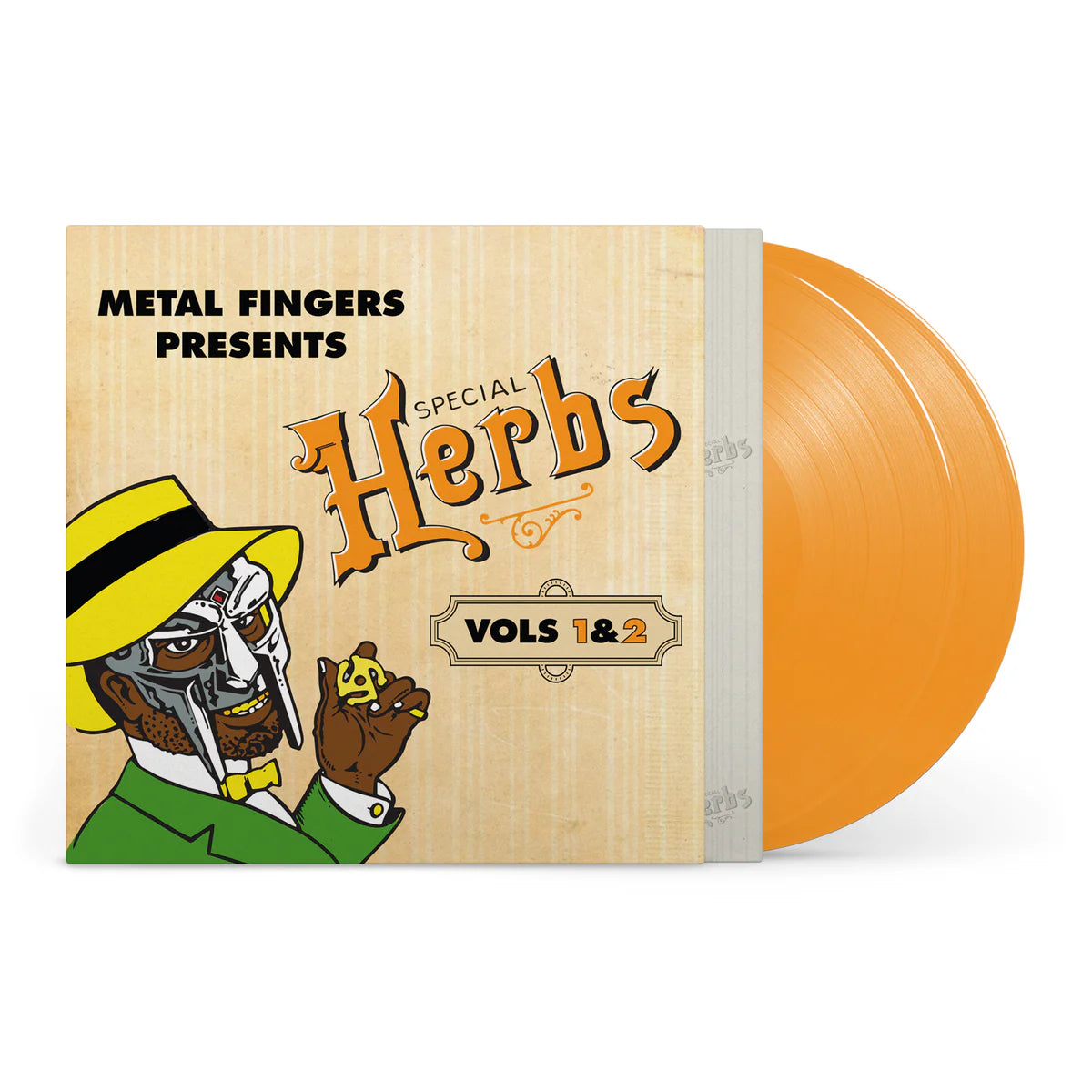 MF DOOM - Metal Fingers Presents: Special Herbs Vol. 1 & 2 (2LP / Mustard Yellow Vinyl)