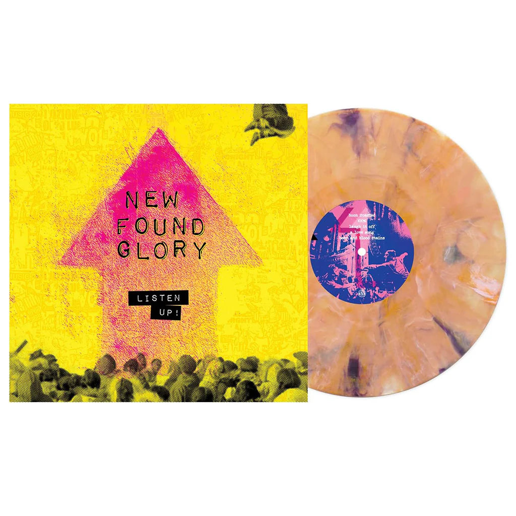 New Found Glory - Listen Up! (Tropical Sunset Marble Vinyl – Deluxe Edition)