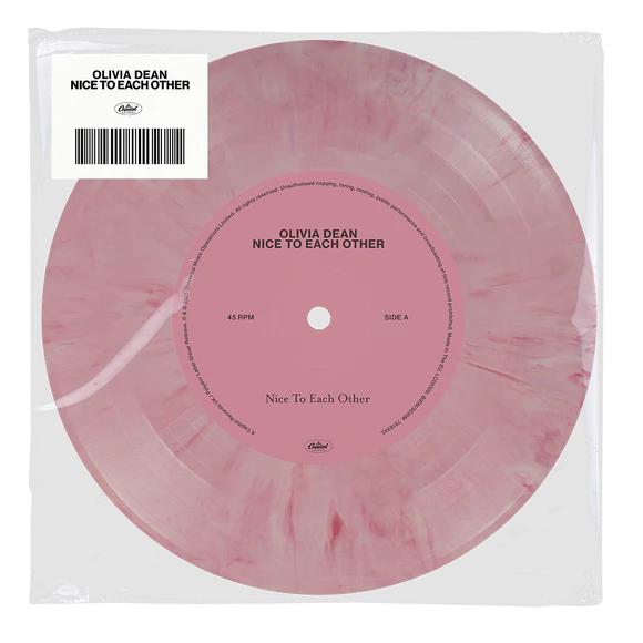 Olivia Dean - Nice To Each Other (Pink/White 7 Inch)