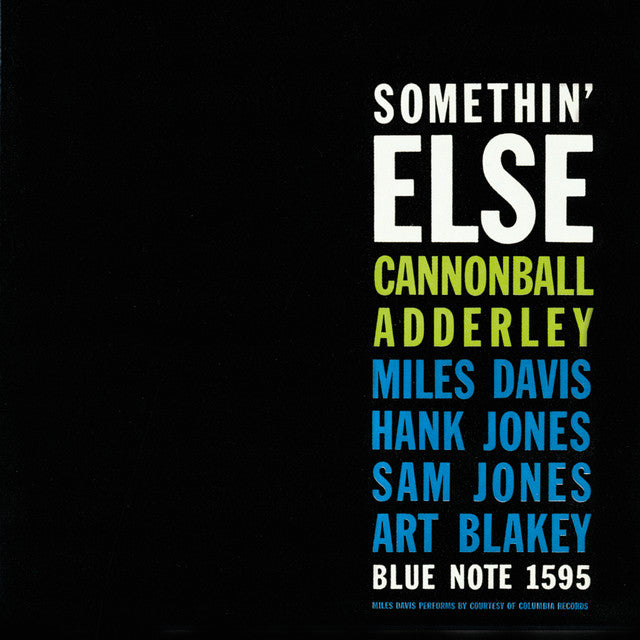 Cannonball Adderley - Somethin' Else (Blue Note Classic Vinyl)