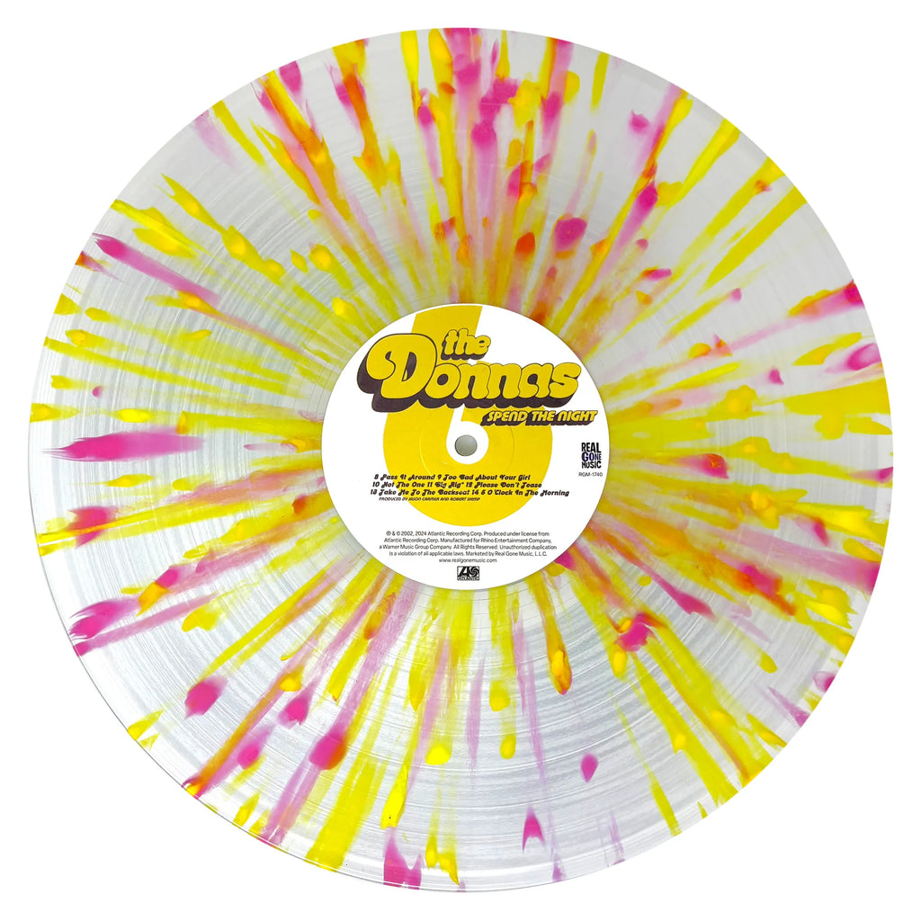 The Donnas - Spend the Night (Clear with Canary & Pink Splatter Vinyl)