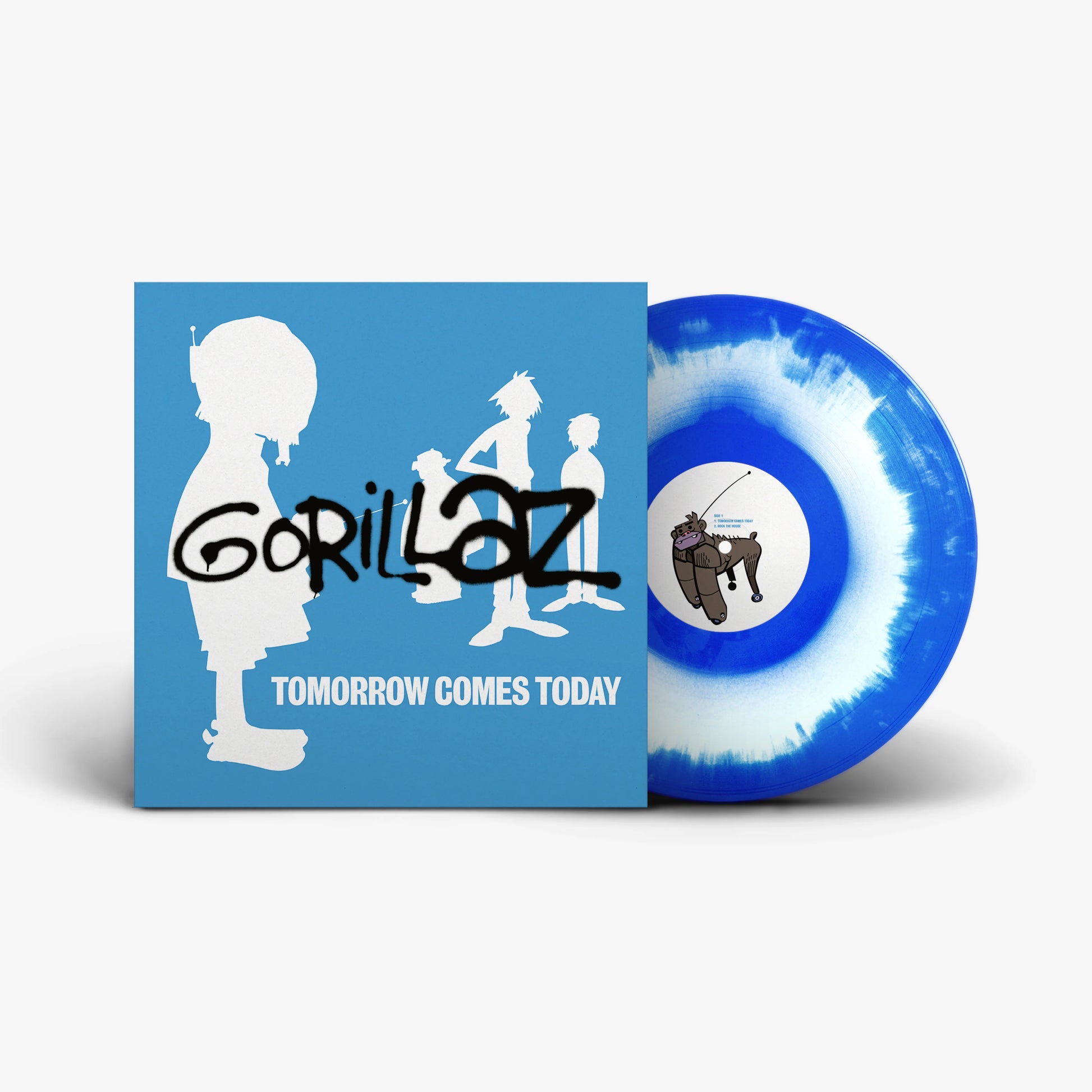Gorillaz - Tomorrow Comes Today (White & Blue Vinyl)