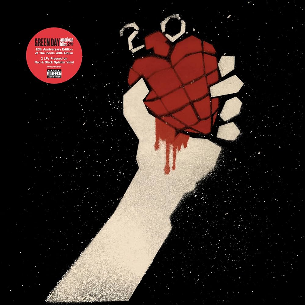 Green Day - American Idiot (Red + Black Splatter Vinyl)