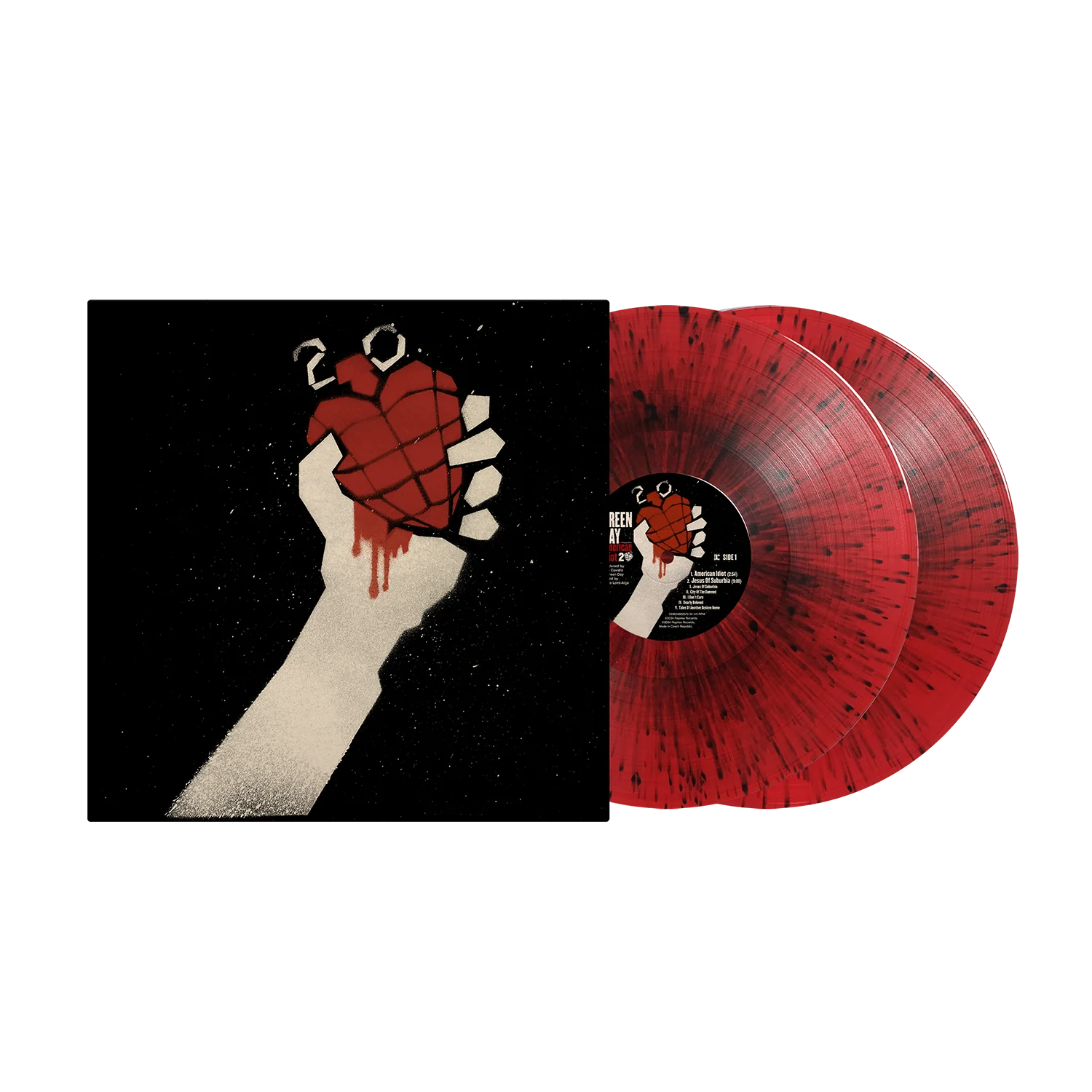 Green Day - American Idiot (Red + Black Splatter Vinyl)