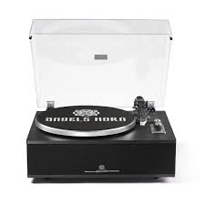 Tocadiscos Angels Horn Bluetooth Turntable with Built-in Speakers - Black